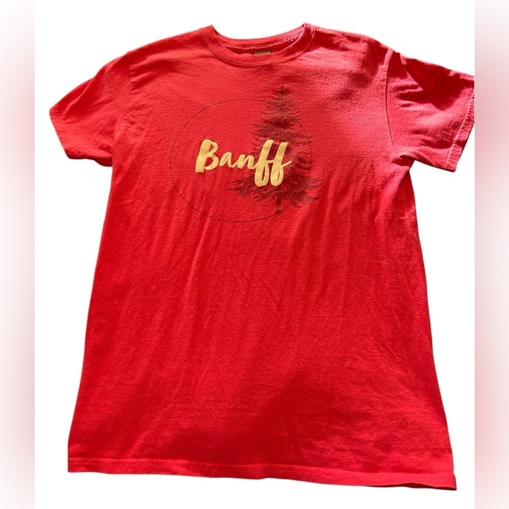 Banff pink shirt ladies size small pink color